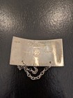 Stieff Colonial Williamsburg 1950s Sterling Silver Brandy Decanter Label