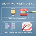 Extra Soft Toothbrush For Adults With Wide Head     Ultra Soft Nano Bristles  Gent