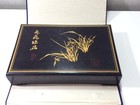China Calligraphy Set Brush Stamp Ink Stone Vintage Suzuri Sumi Grinder Shodo