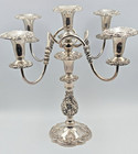 Vintage Sheffield Silver Plated Candelabra 5 Candle Holder - Beautiful Condition