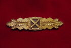 Close Combat Clasp In Gold - German Wwii - Bundesrepublik - Wehrmacht Veterans