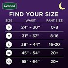 Depend Night Defense Women Medium 60 Ct Incontinence Underwear - Overnight