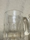A   W Root Beer Baby  Mug Clear Handle Glass United States Logo Usa Aw Vintage