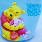 New Little Girls Disney Winnie The Pooh   Piglet Blue Fabric Tiny Small Purse