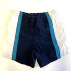 Vtg 90 s Claybrooke Sport Blue Color Block Swim Shorts Surf Board Trunks M