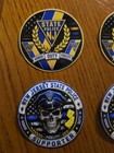  6 Pc - Nj State Police Supporter Lot -uv Vinyl Decals 