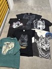 Vintage Deadstock Wolf Nature Tees New Aop 1990s Reseller Size L   Xl Lot Of 10
