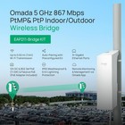 Tp-link Omada Eap211-bridge Kit Ptp Wireless Bridge 5ghz 867mbps Indoor outdoor