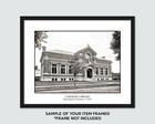 Vintage C1907 Burlington Vermont Caption Photo Carnegie Library 8x10 11x14 16x20