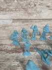 Marx 1950s-1960s Cape Canaveral Powder Blue Figures Lot Of 15