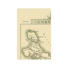 Historic Map - Cornwall County England - Cary 1792 - Vintage Wall Art