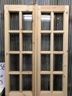 French Double Door  36 5x80 5  8 Pane Glass Door European Styled Em38