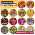 Sukh Dried Herbs Kit - Dried Botanicals Bulk 14 Bags Natural Dry Flowers And Her