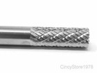 Sb1d Cylindrical End Tungsten Carbide Burr Bur Cutting Tool Die Grinder Bit 1 4 