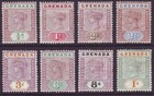 Grenada 1895 Sc 39-46 Mh Set