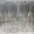 24 Pack Plastic Disposable Champagne Flutes Clear Plastic Toasting Glasses 4 Oz