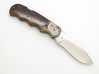 Vtg  70s Rhino Magnum Imai Seki Japan Folding Hunter Lockback Knife Unfinished 1