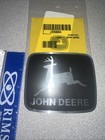 New John Deere Black   Silver Logo Decal Jd 5604