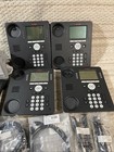 Lot Of 4  Avaya 9608g Gigabit Ip Phone Desk Phone With Handset   Stand