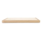 Classic Rubberwood Kitchen Cutting Board  12-inch X 18-inch  Natural