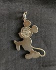 Vintage Walt Disney Productions Mickey Mouse Sterling Silver Charm Pendant 1980s