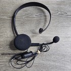 Microsoft Xbox 360 Wired Live Chat Headset Microphone Black Oem Original Tested