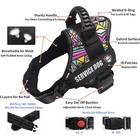 Dog Harness L Adjustable Reflective No Pull No Choke Outdoor Vest Service Pet C