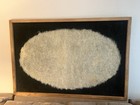 Rare Potterybarn Fabric Wool Large  Wall Art- 63    X 43   