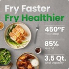 Freidora De Aire Compacta De 3 5 Litros - Dise  o Delgado Ideal Para Cocinas Pequ