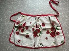 5 Vintage Aprons All Half Length Pockets Cotton Blend Christmas Valentines  more