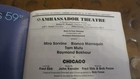 Chicago Broadway Musical Play Playbill Cast Signed Autographed