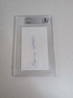 George Altman Signed Index Card Beckett Authenticated