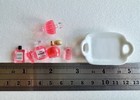 7 Pcs 1 12 Dollhouse Miniature Cologne Perfume Bottles With Tray Set