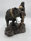 10 1 2  Tyr Binding With Fenrir Viking Norse Mythology God Bronze Finish Statue