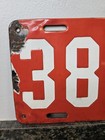 1912 New York Porcelain License Plate  only Year Made In Porcelain   lot 1353 