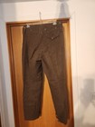 P-40 Wool Battledress Field Trousers-size 35x30 Post War Dated
