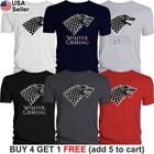 Game Of Thrones Stark T-shirt House Dire Wolf Winter Is Coming Direwolf Men Got