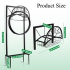 Garden Water Hose Holder 150ft Hose Heavy Duty Hose Storage Stand Rack For Lawn