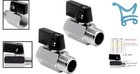 Brass Mini Ball Valve 1 2 Npt Female To Male Shut-off 2-pack