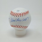 Wrestler Glacier  ray Lloyd  Signed Baseball