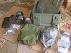 Us Military M42 m45 Series Chemical Biological Gas Mask Hood Transit Case Parts
