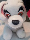 Vintage 101 Disney Dalmation Plush Stuffed Puppy Red Collar Laying Down Applause