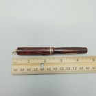Vintage Wahl Eversharp Wood Grain Plastic Fountain Pen 14k Nib As Is