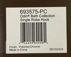 Brizo Robe Hook 1-5 8  W X 1-3 4  H 693575-pc