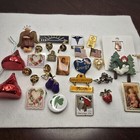 Vintage Lapel Pinback And Button Pins Lot Of 29 Collectible Mixed Lot Pins  13