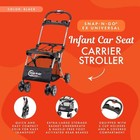 Lightweight Stroller Frame Infant Car Seat Carrier Travel System Easy Fold