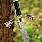 Game Of Thrones Dark Sister Sword Replica     Handmade Carbon Steel   Gold Finish