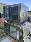 2009 Alto Shaam 7 14 Esg Double Stack Combination Full Size Nat Gas Oven Steamer