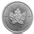 2025 1 Oz Canada 9999 Fine Silver Maple Leaf  5 Coin Bu - In Stock