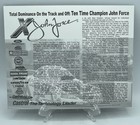 Nhra Top Fuel Drag Racing Funny Car John Force Castrol Gtx  10x Champ  Hero Card